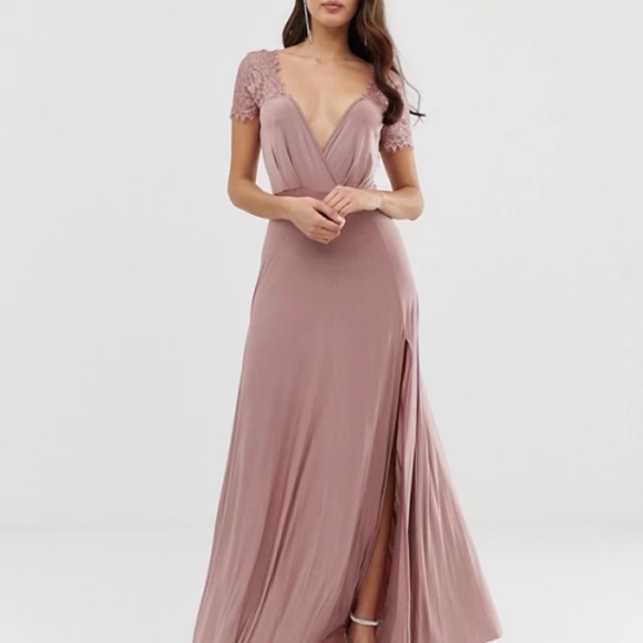 fp tea dress with lace Tea-Length Lace Cocktail Dress with Cap Sleeves– PromGirl main image 0